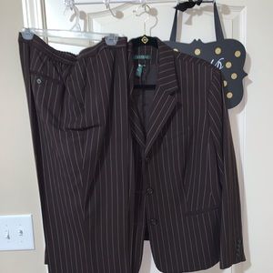 Lauren by Ralph Lauren women’s pinstripe suit